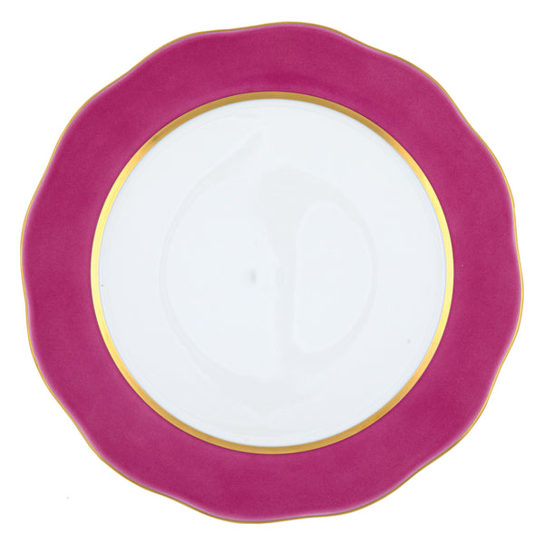Silk Ribbon Charger, Raspberry