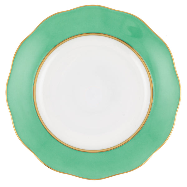 Silk Ribbon Dessert Plate, Mint