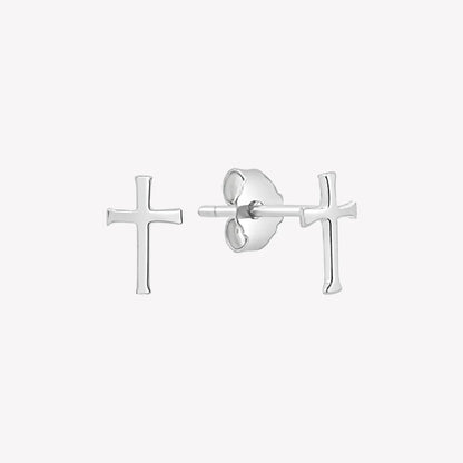 Cross Mini Stud Earring