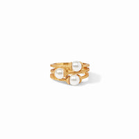 Pearl Calypso Trio Ring