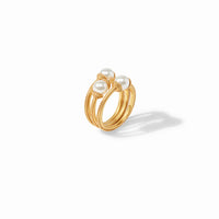 Pearl Calypso Trio Ring