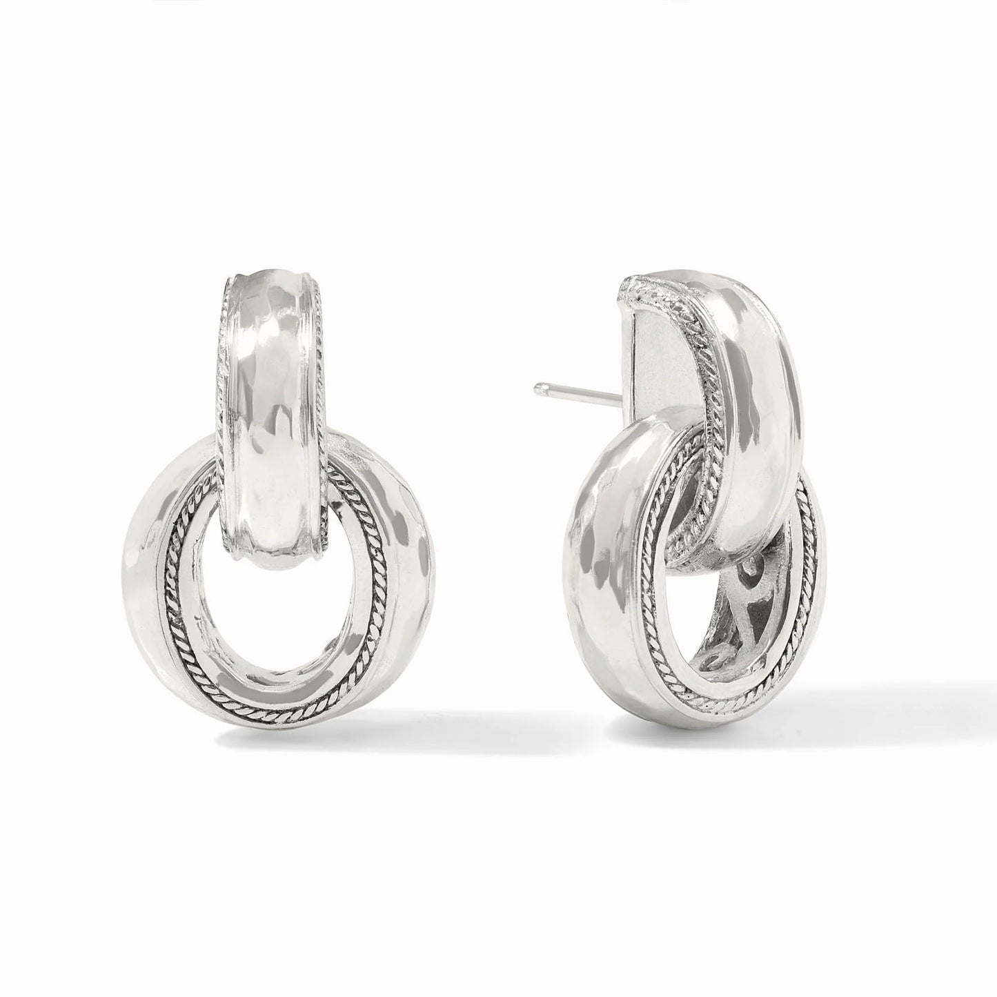 Sterling Cannes Doorknocker Earring