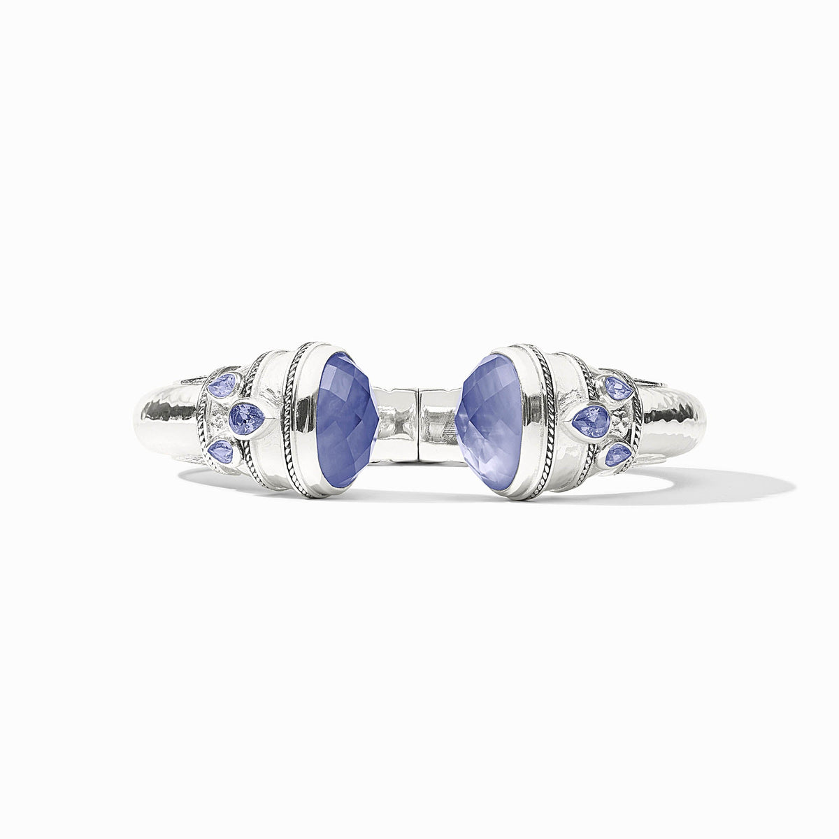 Julie Vos Sterling Cannes Cuff, Iridescent Tanzanite Blue