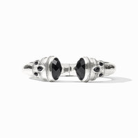 Julie Vos Sterling Cannes Cuff, Obsidian Black
