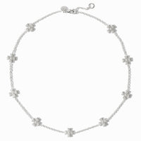 Julie Vos Sterling Malta Canterbury Delicate Station Necklace