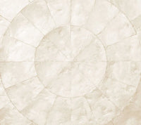 Round Capiz Placemat in Natural
