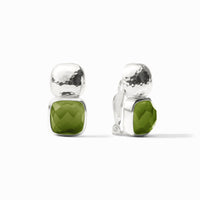 Julie Vos Sterling Catalina Clip, Iridescent Palmetto Green