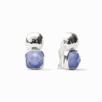 Julie Vos Sterling Catalina Clip, Iridescent Tanzanite Blue