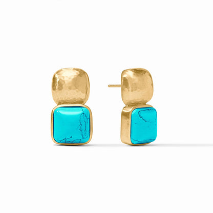 Gold Catalina Stone Earring