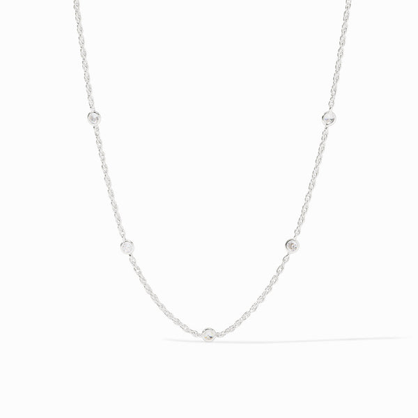 Sterling Celeste Delicate Station Necklace