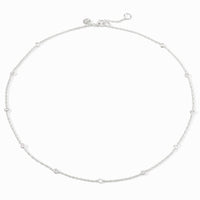 Julie Vos Sterling Celeste Delicate Station Necklace