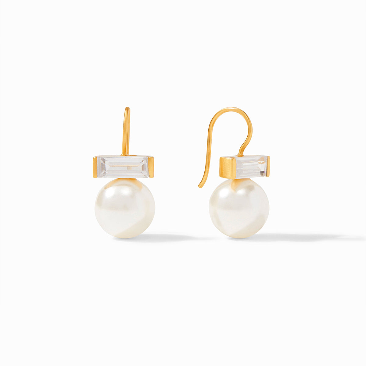 Julie Vos Charlotte Earring, Pearl