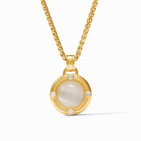 Julie Vos Cobblestone Demi Necklace, Ivory Cat's Eye