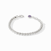 Julie Vos Sterling Cobblestone Link Bracelet