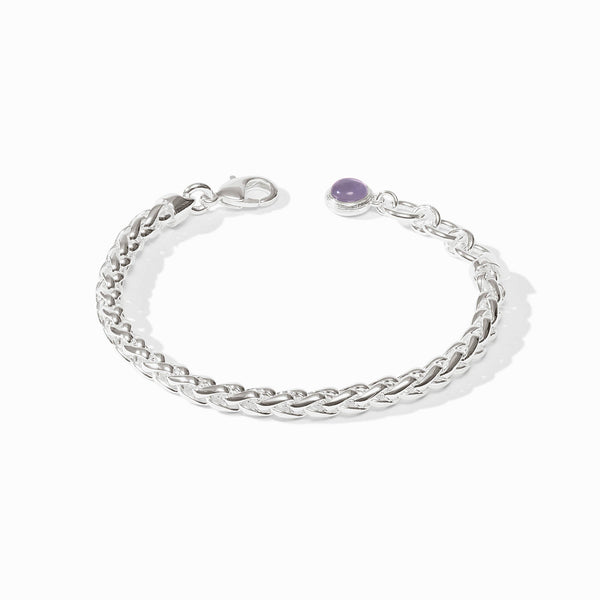 Sterling Cobblestone Link Bracelet
