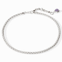 Julie Vos Sterling Cobblestone Link Necklace