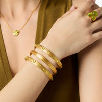 Julie Vos Cobblestone Stacking Bangle