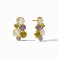 Julie Vos Cobblestone Statement Earring, Multi-Stone Cat's Eye