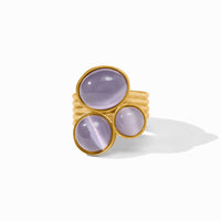 Julie Vos Cobblestone Statement Ring, Blue Cat's Eye