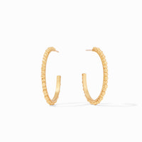 Julie Vos Colette Bead Hoop, Gold