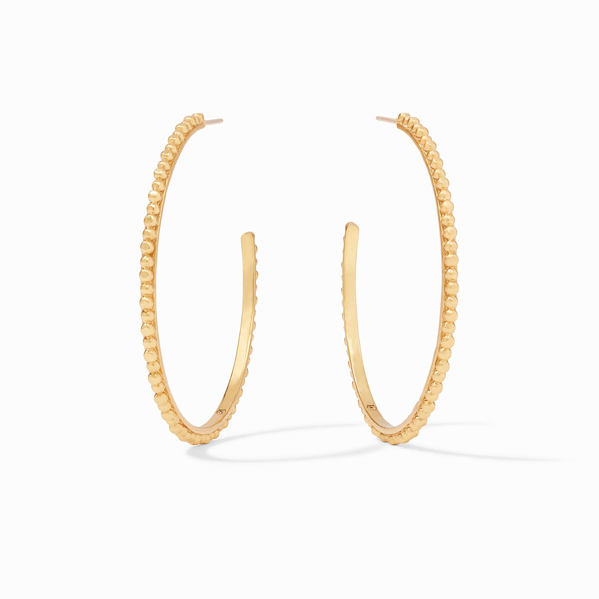 Julie Vos Colette Bead Hoop, Gold