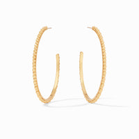 Julie Vos Colette Bead Hoop, Gold
