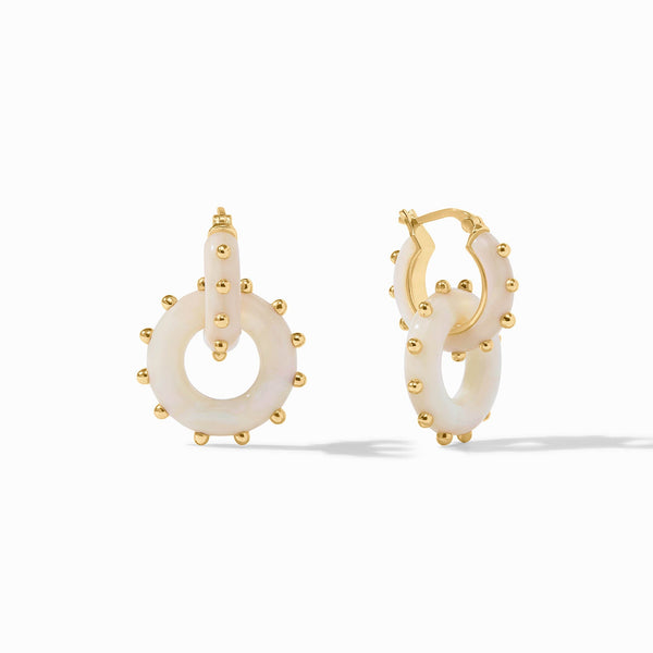 Colette 2-in-1 Earring - Alabaster