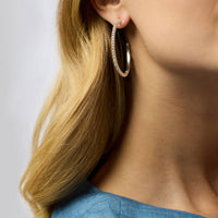 Julie Vos Sterling Colette Bead Hoop