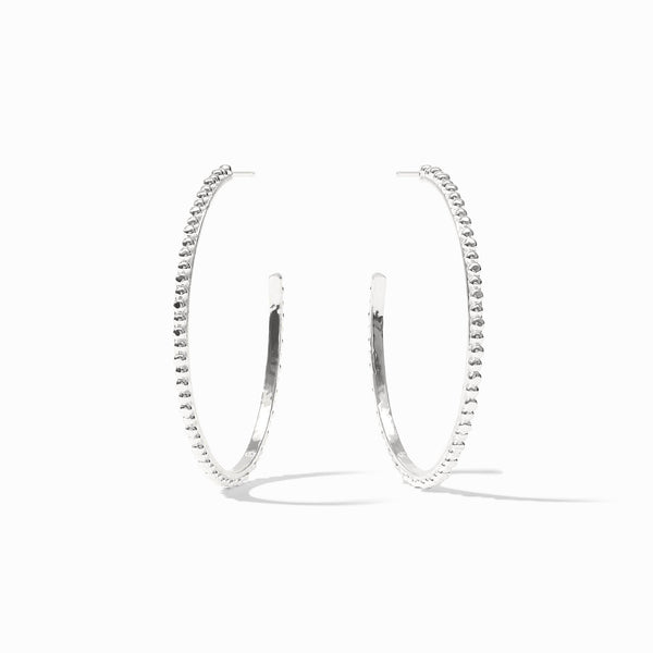 Sterling Colette Bead Hoop