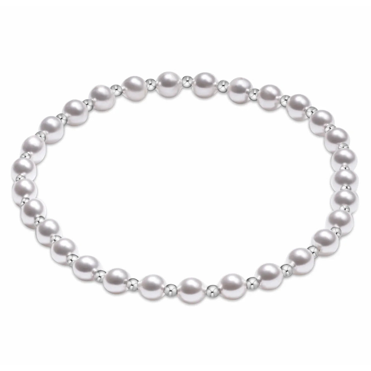 Grateful Pearl 4mm Sterling Bracelet