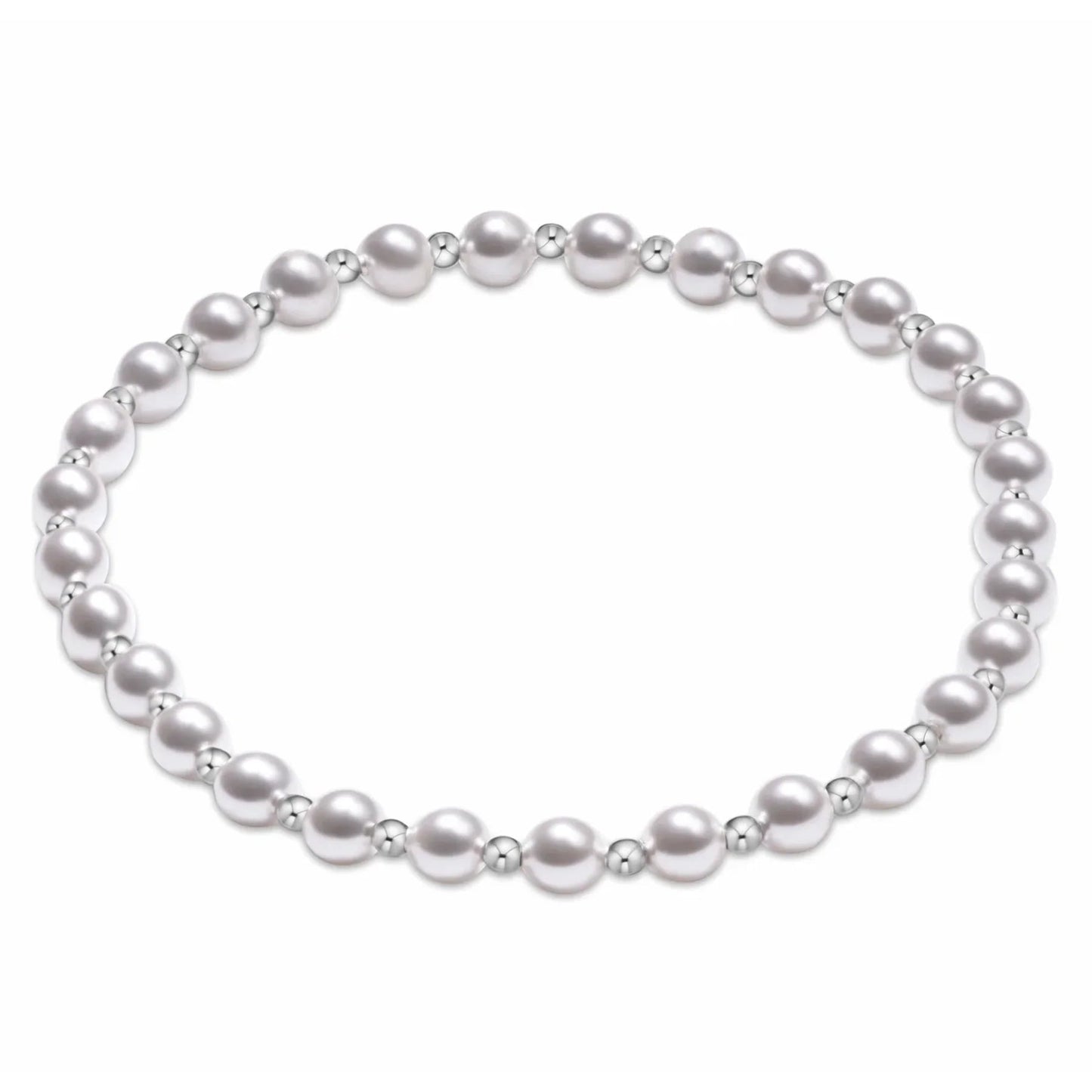 Grateful Pearl 4mm Sterling Bracelet