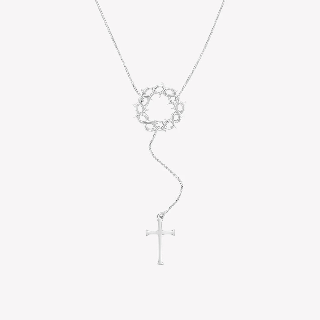 Crown of Thorns Y Necklace