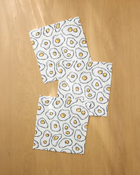 Sunny Side Eggs Dishcloth Set