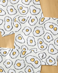 Sunny Side Eggs Dishcloth Set
