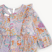Magnetic Me Arabella Modal Ruffle Romper, 3-6m