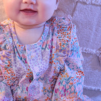 Magnetic Me Arabella Modal Ruffle Romper, 3-6m