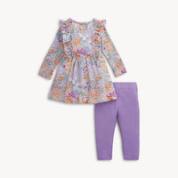 Magnetic Me Arabella Modal Ruffle L/s Dress W/ Legging, 2T