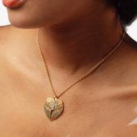 Divine Wings Cross Necklace