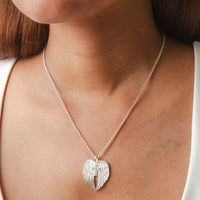Divine Wings Cross Necklace