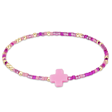eGirl Hope Unwritten Color Signature Cross Bracelet