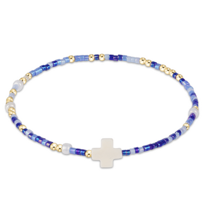 eGirl Hope Unwritten Color Signature Cross Bracelet