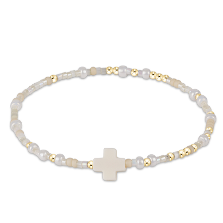 eGirl Hope Unwritten Color Signature Cross Bracelet