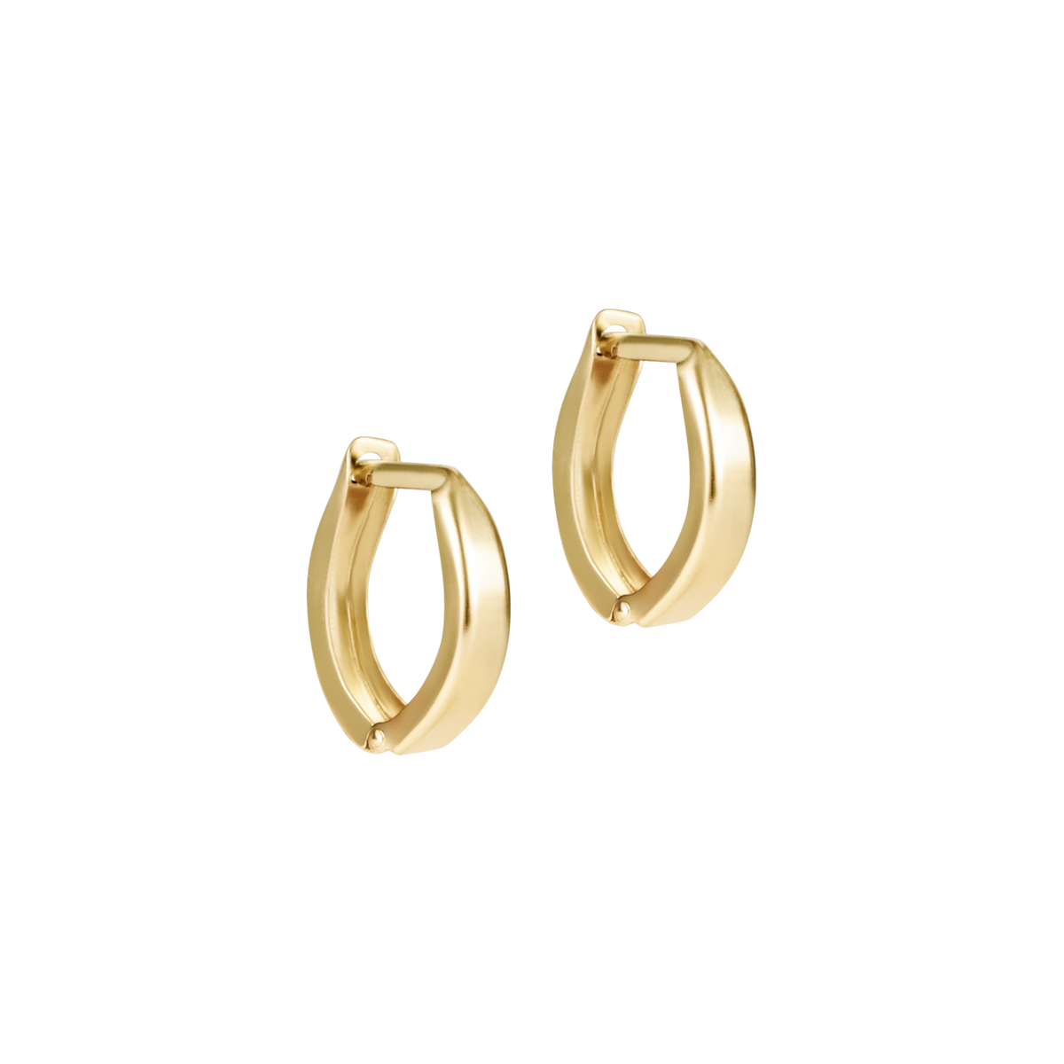 huggie gold 0.5" hoop