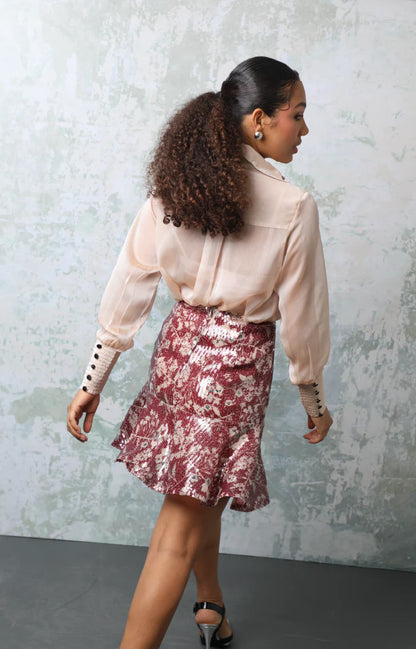 Ellen Blouse in Nude