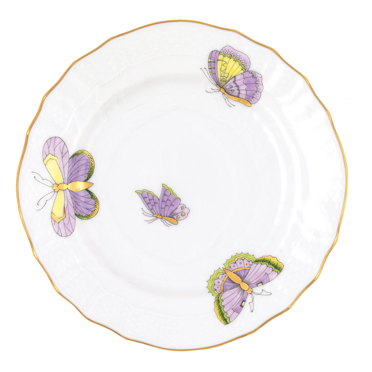 Royal Garden Bread and Butter Plate, Butterflies