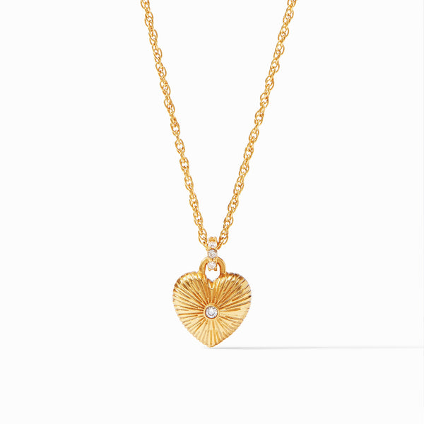 Esme Heart Solitaire Necklace