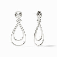 Julie Vos Sterling Essex Earring, Silver