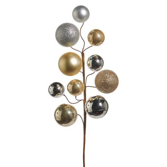 26" Champagne Ball Spray