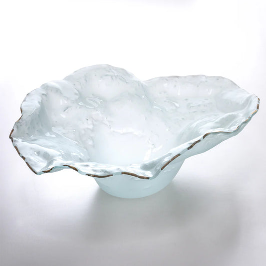 Limited Edition Gold Frosted Water Bowl Sculpture