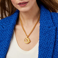 Gold Alligator Pendant